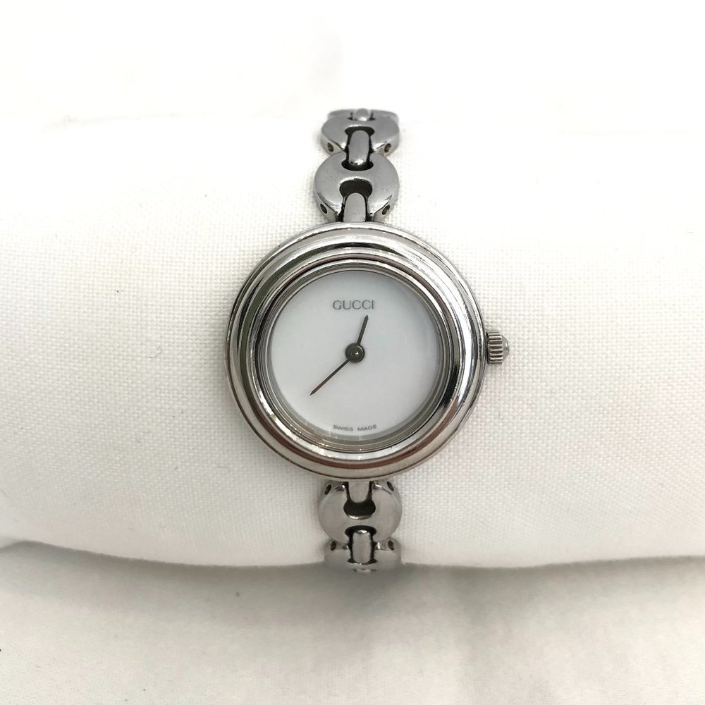 Vintage Gucci Chain Link Silver Watch